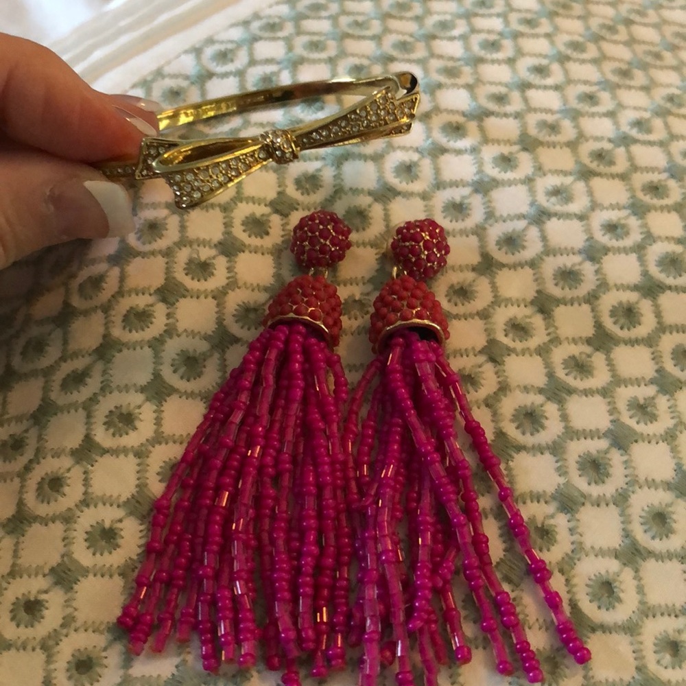 Bracelet and earrings